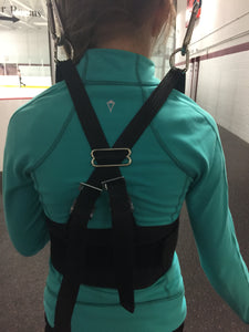 Vestibular Training Harness System – Floor/Ground Energy Only.   ONLY 1 body harness of choice